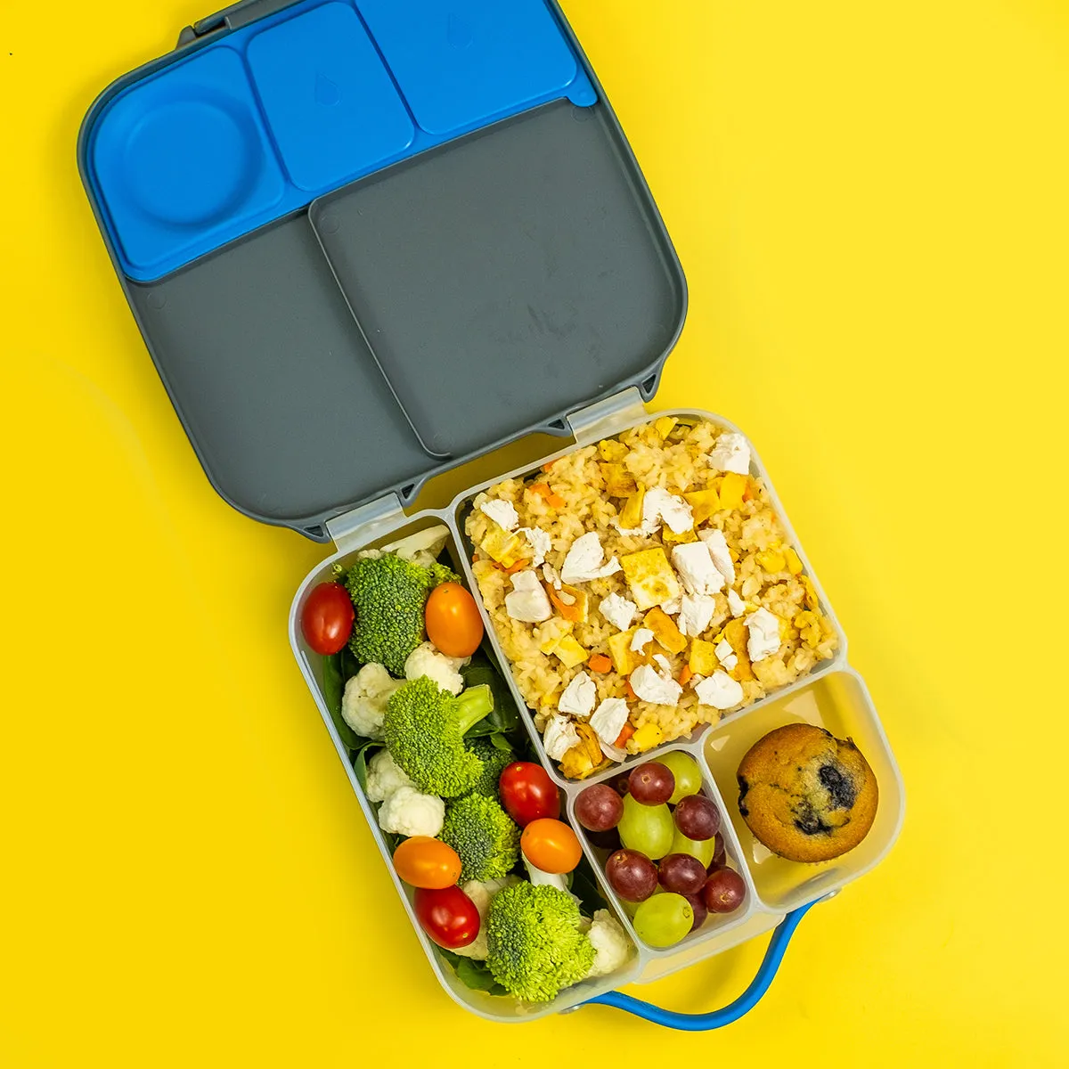 lunchbox  - blue slate