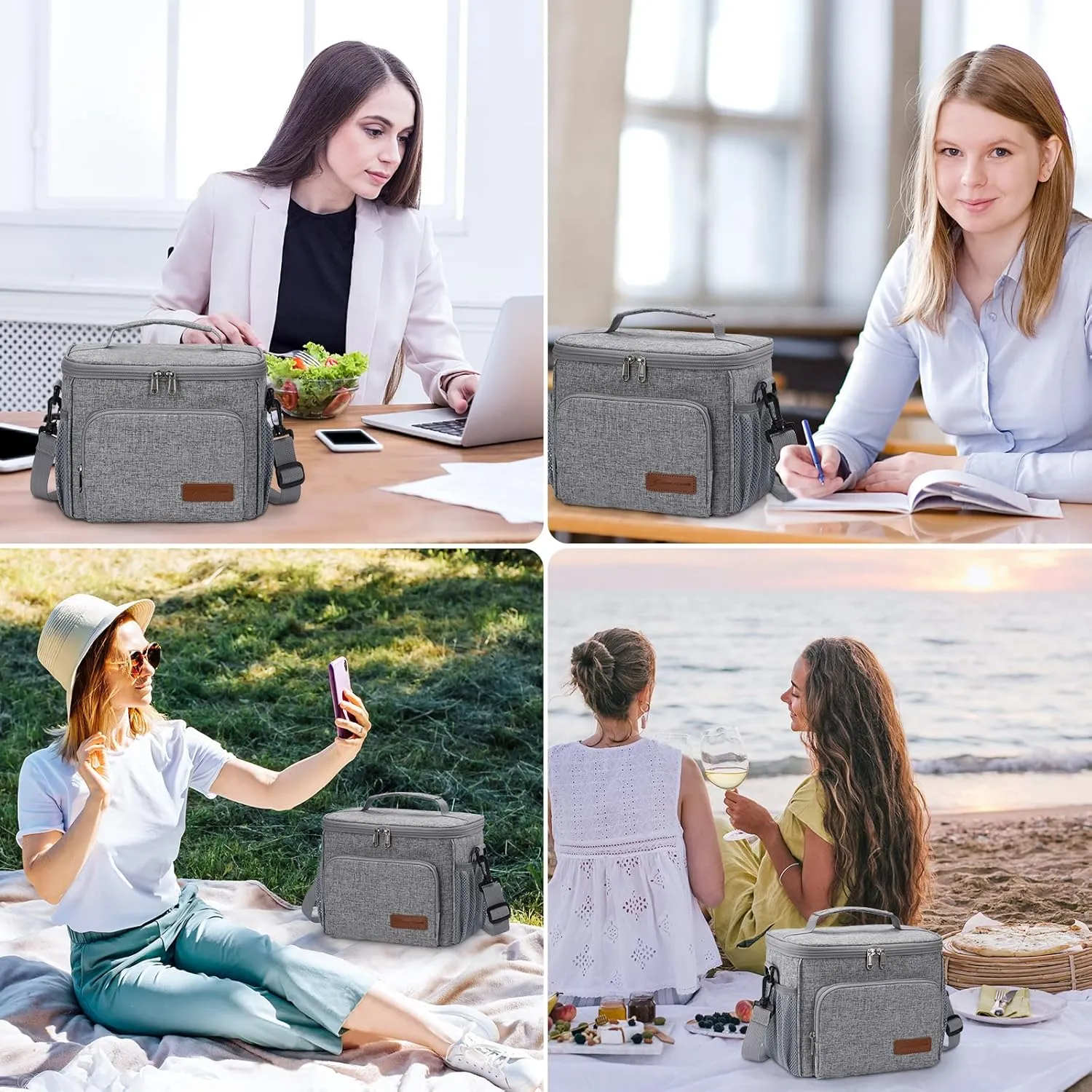 Maelstrom Lunch Box for Men,Insulated Lunch Bag Women/Men,Leakproof Lunch Cooler Bag, Lunch Tote Bag