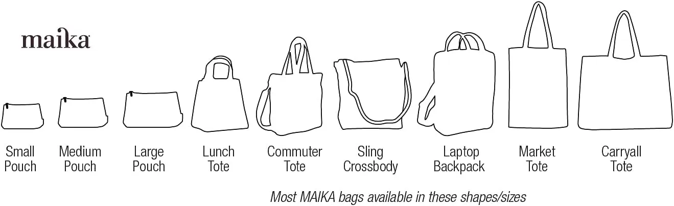 MAIKA Recycled Canvas Market Tote Bag