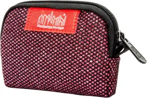 Manhattan Portage Coin Purse Midnight With Secure Zipper Closure Holds Card Jewelry Keys Change For Men & Women Water Resistant Heavy Duty EDC Pouch Gift Cordura Everyday Carry (Burgundy)