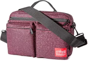 Manhattan Portage Midnight Albany Shoulder Bag, Burgundy, One Size
