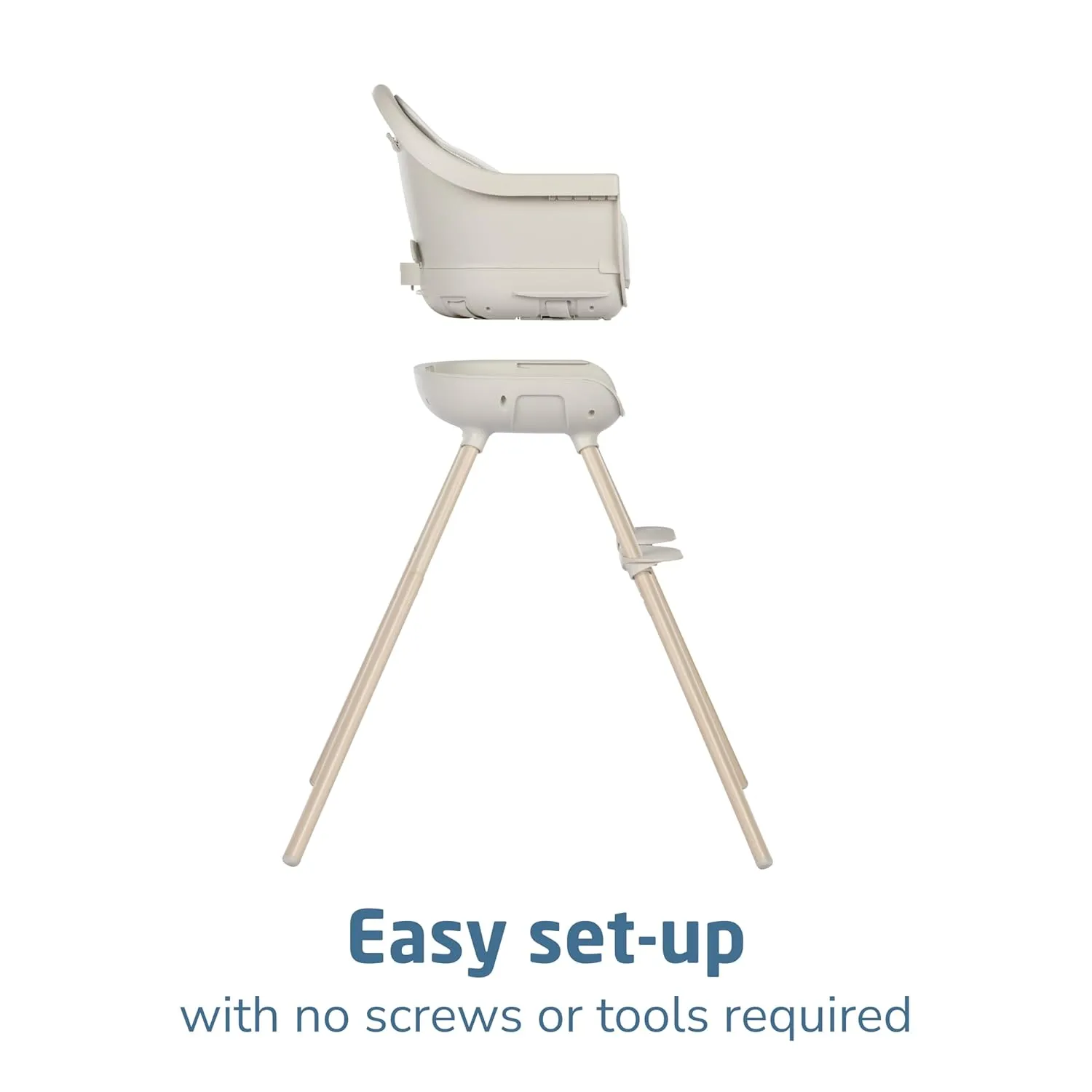 Maxi-Cosi Moa 8-in-1 Highchair, Classic Oat & Kori 2-in-1 Rocker, Classic Slate