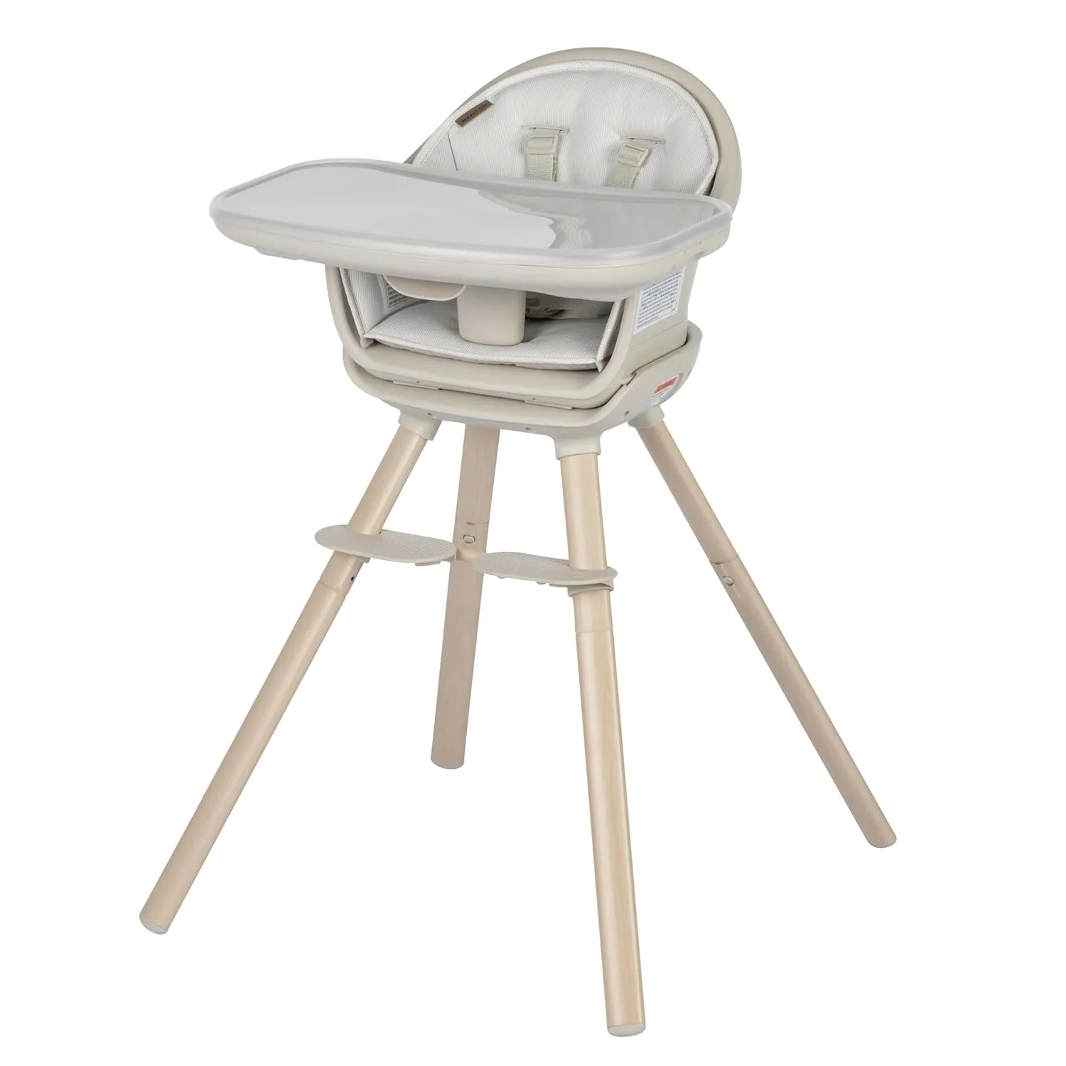 Maxi-Cosi Moa 8-in-1 Highchair, Classic Oat & Kori 2-in-1 Rocker, Classic Slate