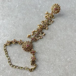 Meera Hand Harness - Pink