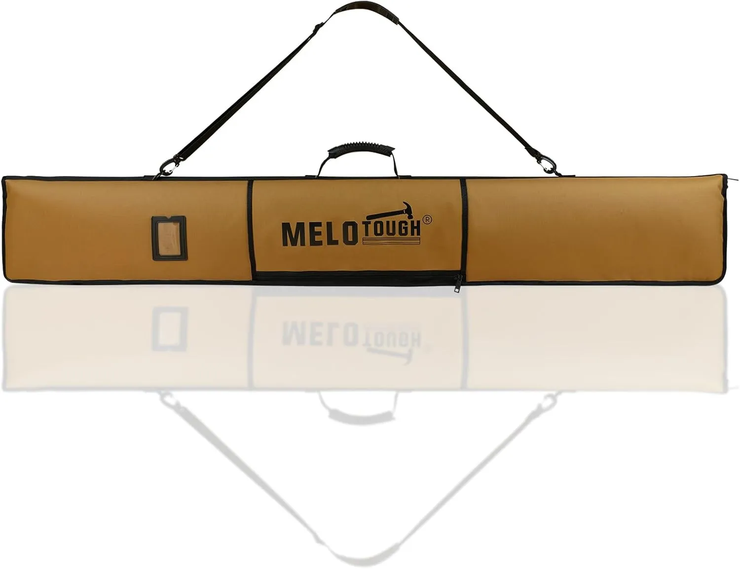 MELOTOUGH Track Saw Guide Rail Bag Padded Protection for Saw Guide Rail up to 59"(Khaki)