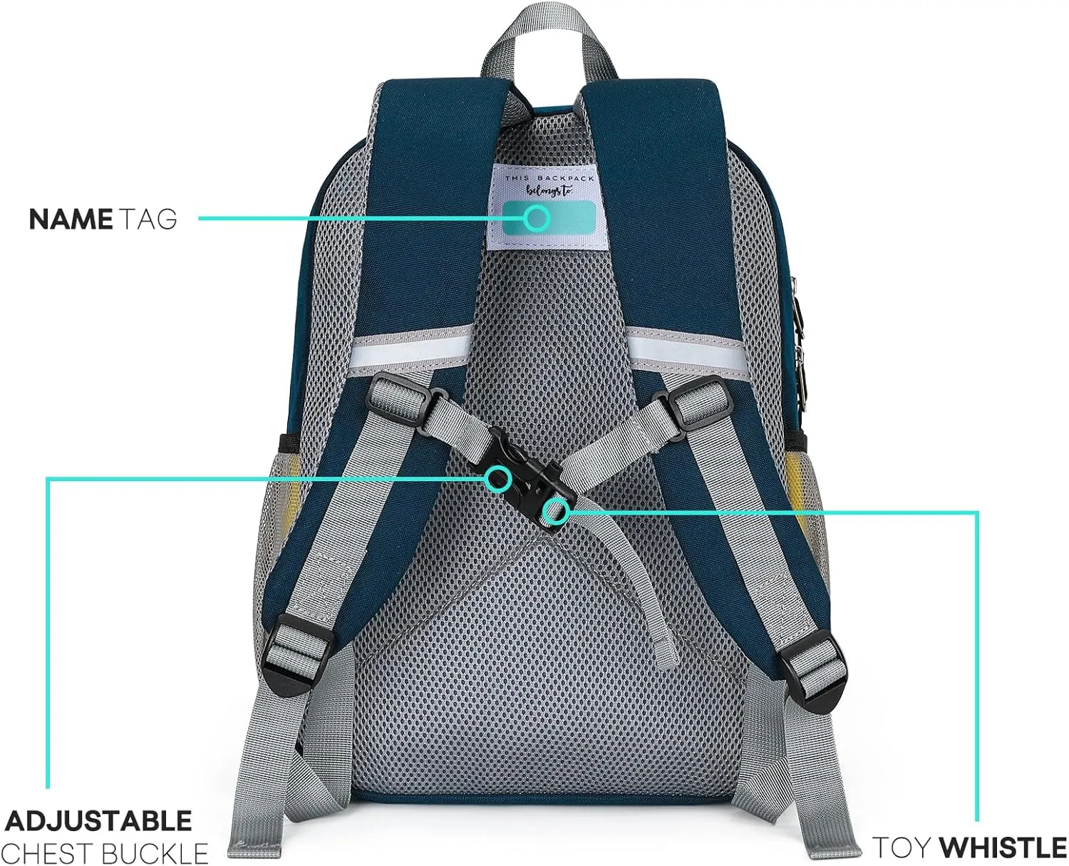 mibasies Kids Backpack for Boys 4-6: Boys Backpacks for Elementary Kindergarten