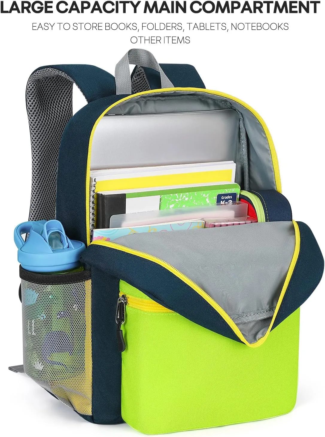 mibasies Kids Backpack for Boys 4-6: Boys Backpacks for Elementary Kindergarten