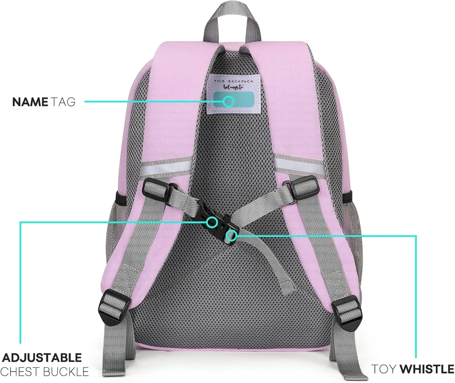 mibasies Kids Backpack for Girls 4-6: Girls Backpacks for Elementary Kindergarten