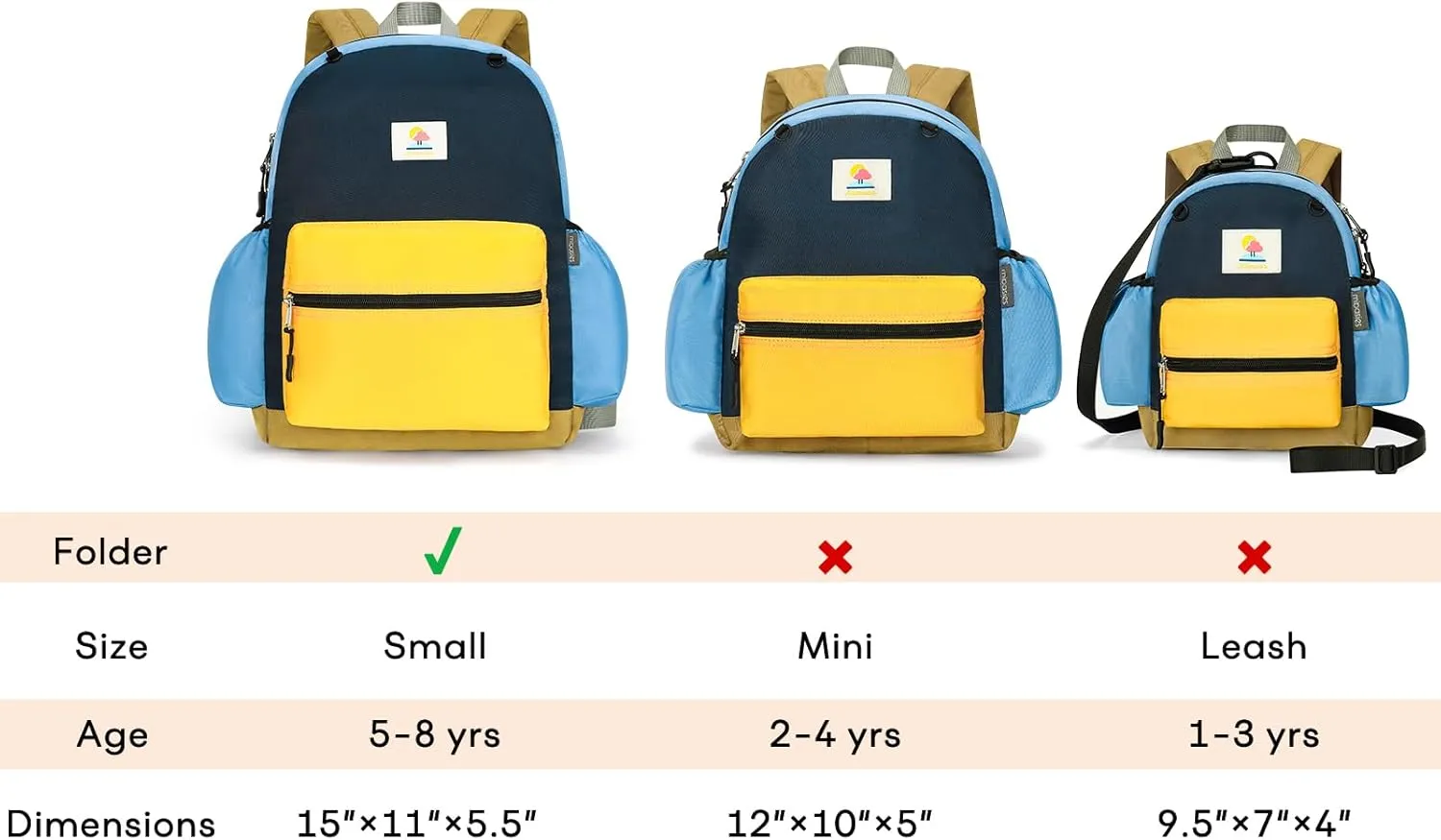 mibasies Toddler Backpack for Boys 2-4: Preschool Backpack for Boys - Kids Toddler Bookbag