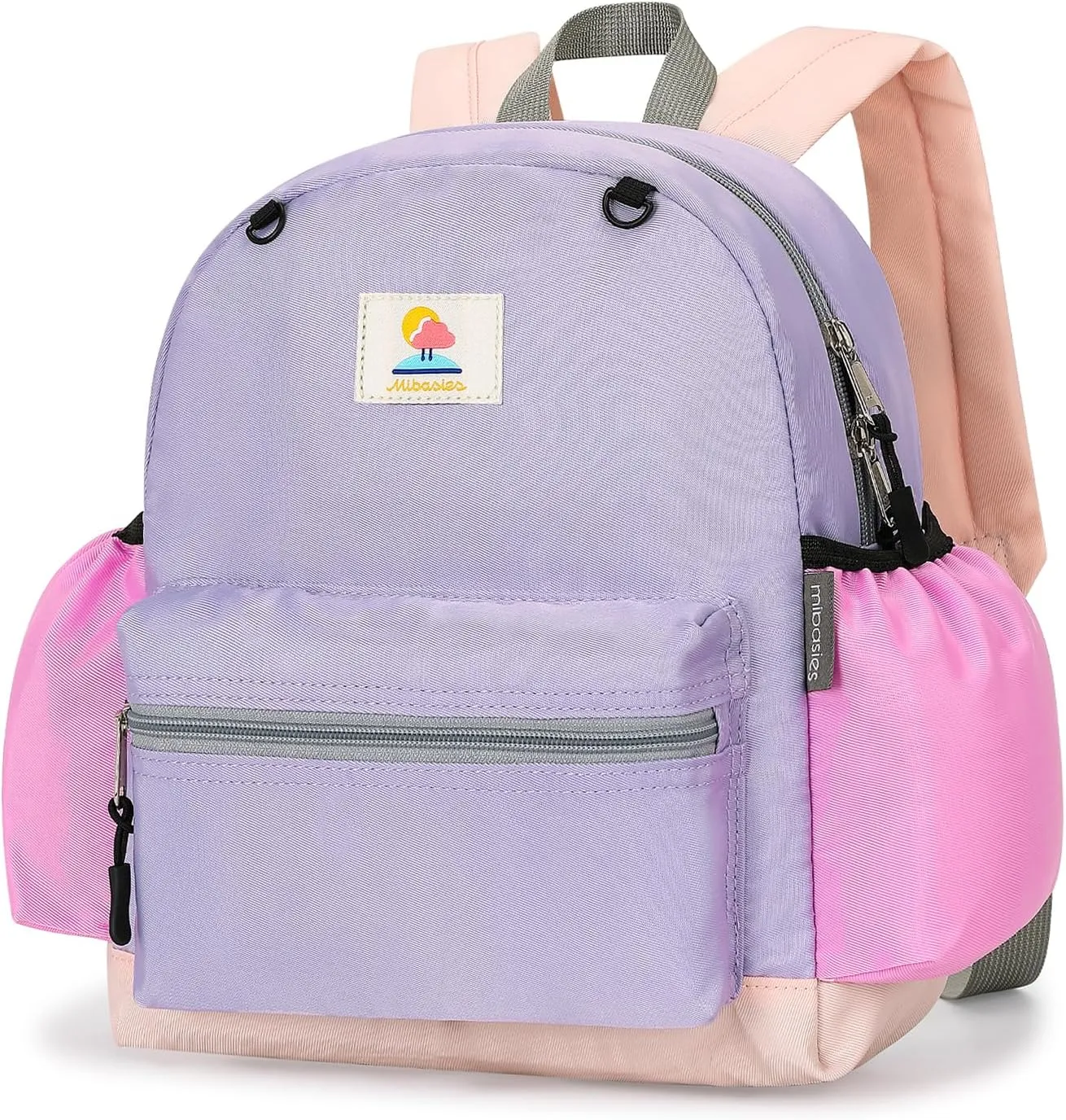 mibasies Toddler Backpack for Girls 2-4: Preschool Backpack for Girls - Kids Toddler Bookbag