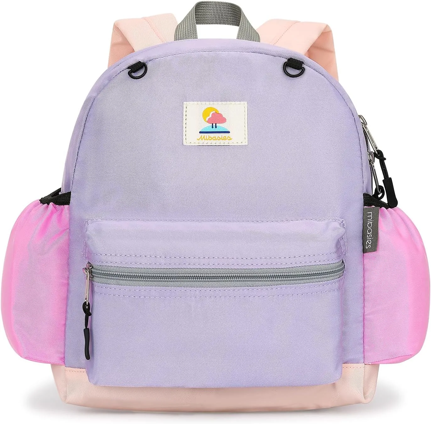 mibasies Toddler Backpack for Girls 2-4: Preschool Backpack for Girls - Kids Toddler Bookbag