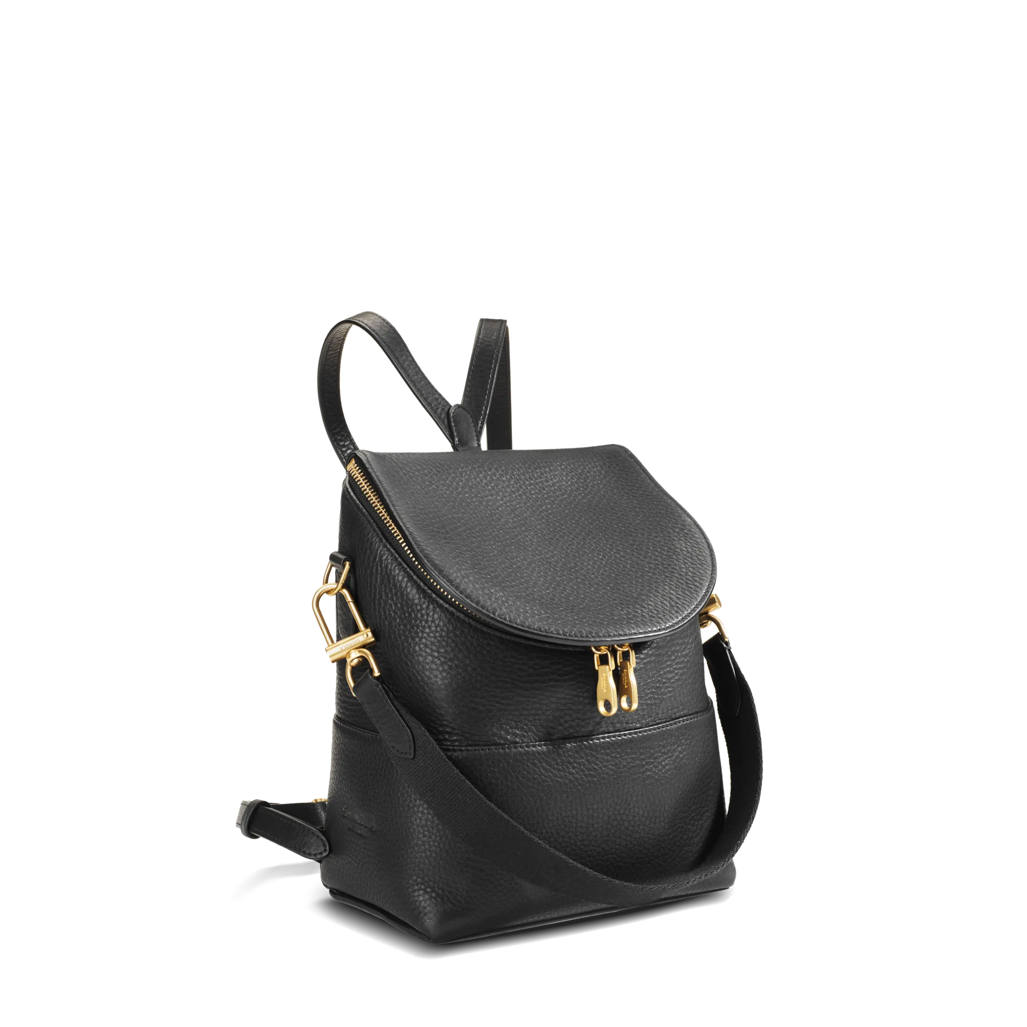 Mini Pocket Backpack - Black