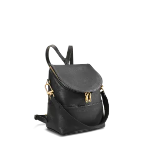 Mini Pocket Backpack - Black