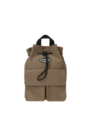 MINI WAPPEN POCKET BACKPACK (RENEWAL)-BEIGE