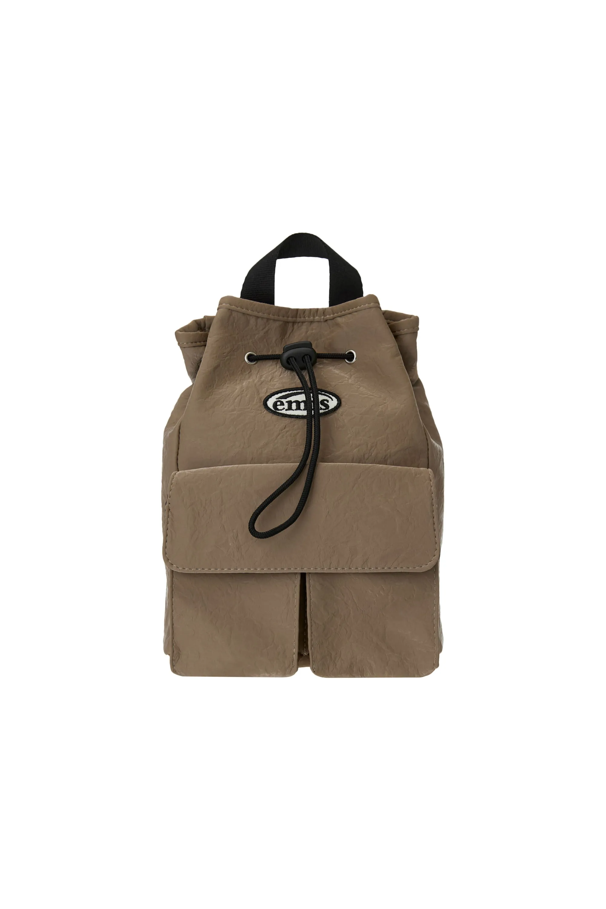 MINI WAPPEN POCKET BACKPACK (RENEWAL)-BEIGE