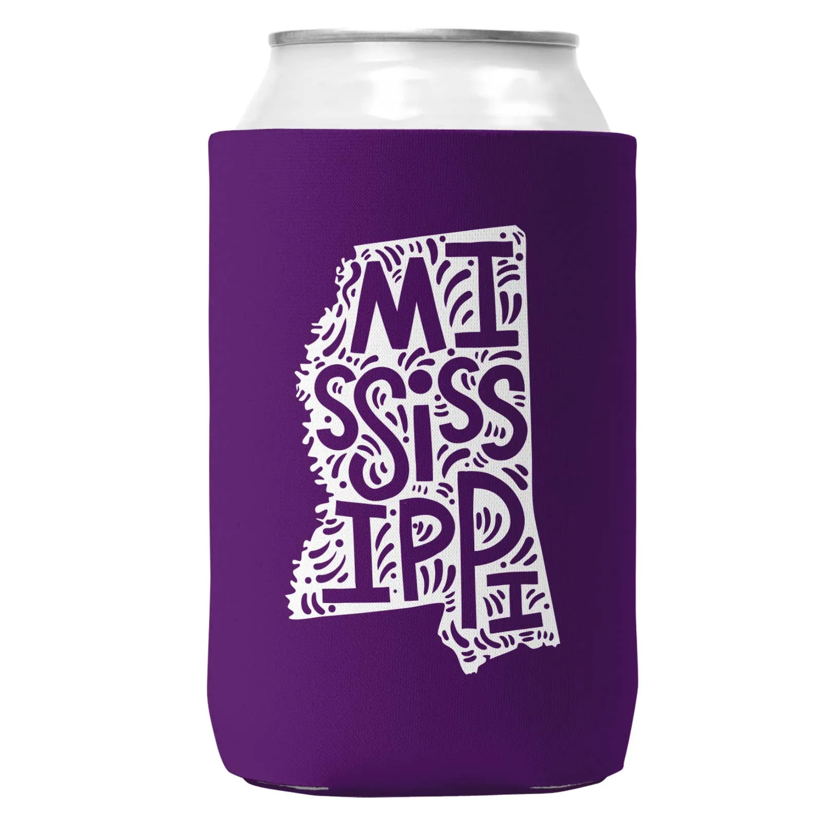Mississippi Can Coozie Cooler for 12oz Cans | State Koozie