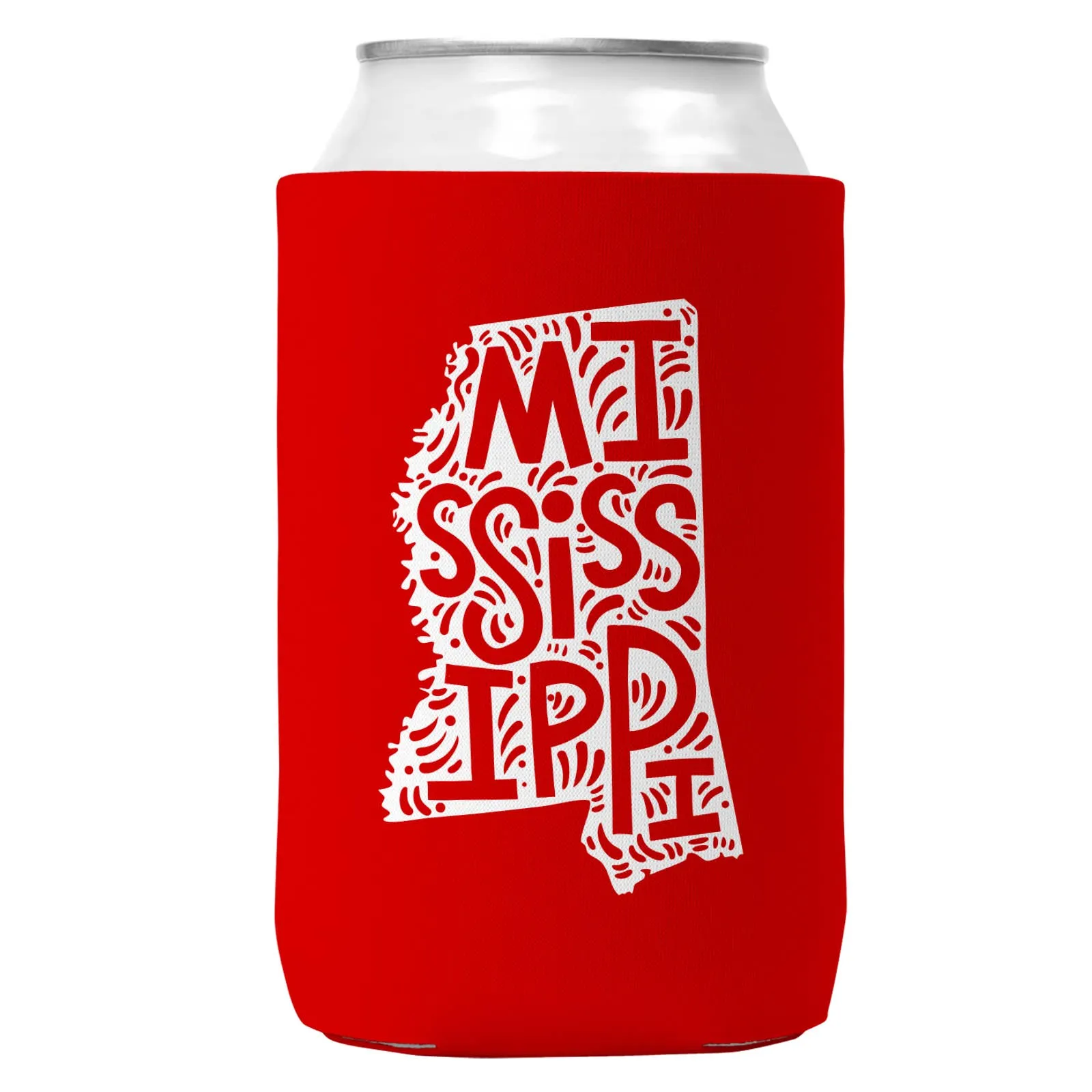Mississippi Can Coozie Cooler for 12oz Cans | State Koozie