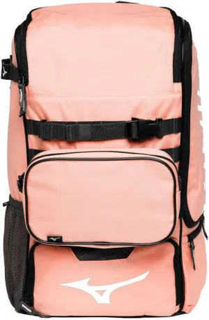 Mizuno Utility Backpack, Rose Gold/White