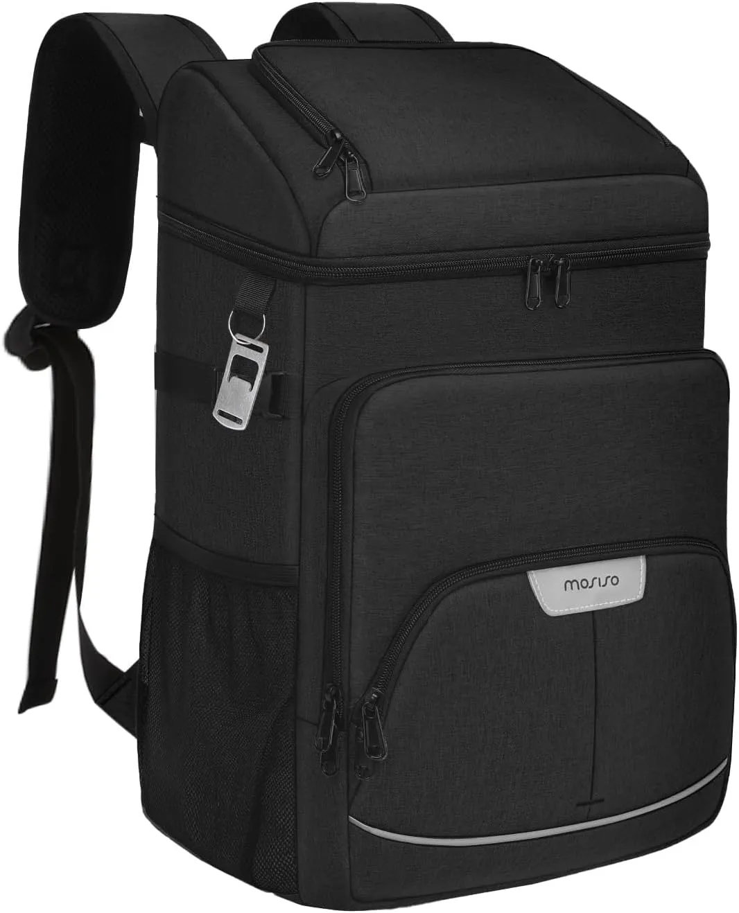 MOSISO Cooler Backpack, 40 Cans Large Capacity Leakproof Insulated Soft Backpack Cooler, Portable Lightweight Beach Cooler Bag for Men Women, Waterproof Lunch Bag for Picnics Camping Hiking