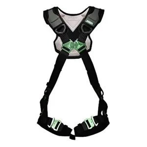 MSA 10195455 V-Flex Harness, Extra Small, Back D-Ring, Quick Connect Leg Straps