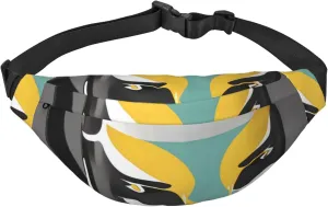 Mug Coffee Men'S And Women'S Waist Pack, Crossbody Bag With Adjustable Belt For Running, Traveling, Sports, Hiking