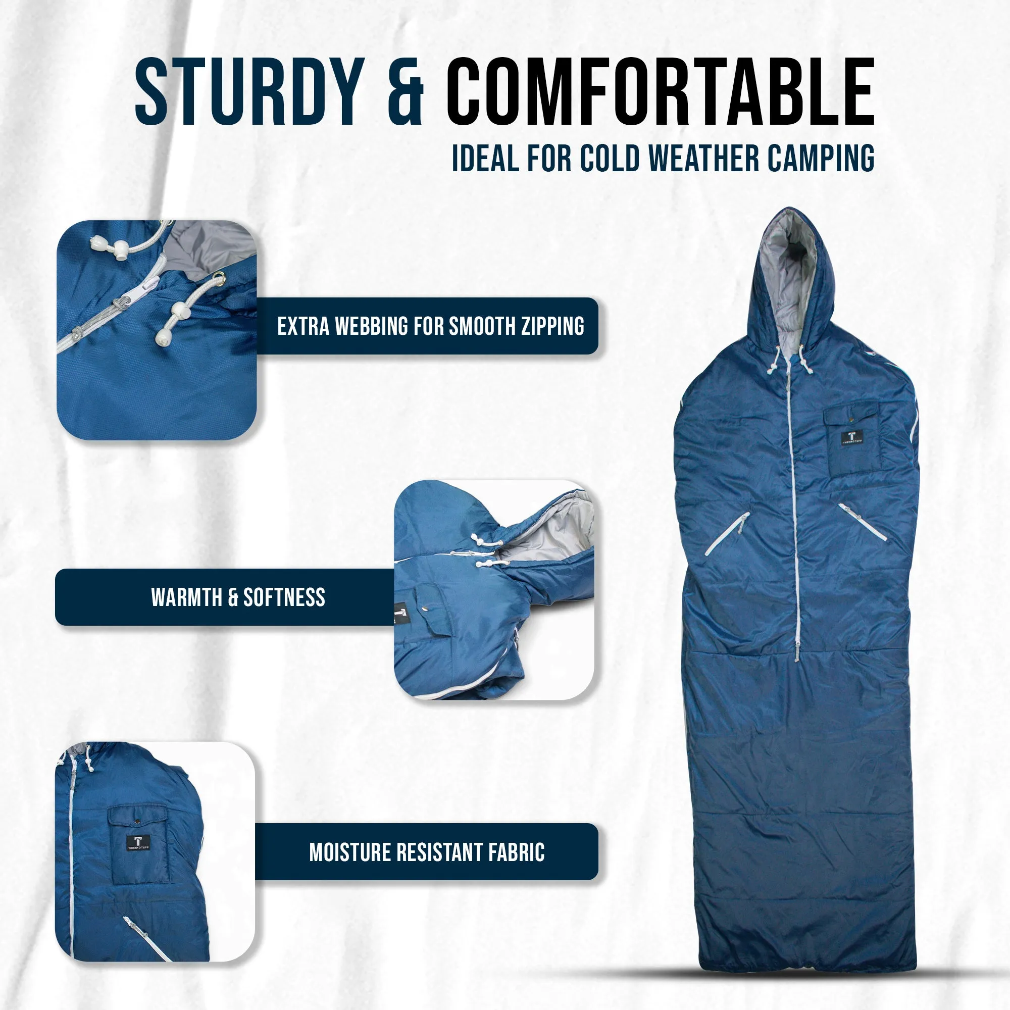 Navy Wearable Sleeping Bag