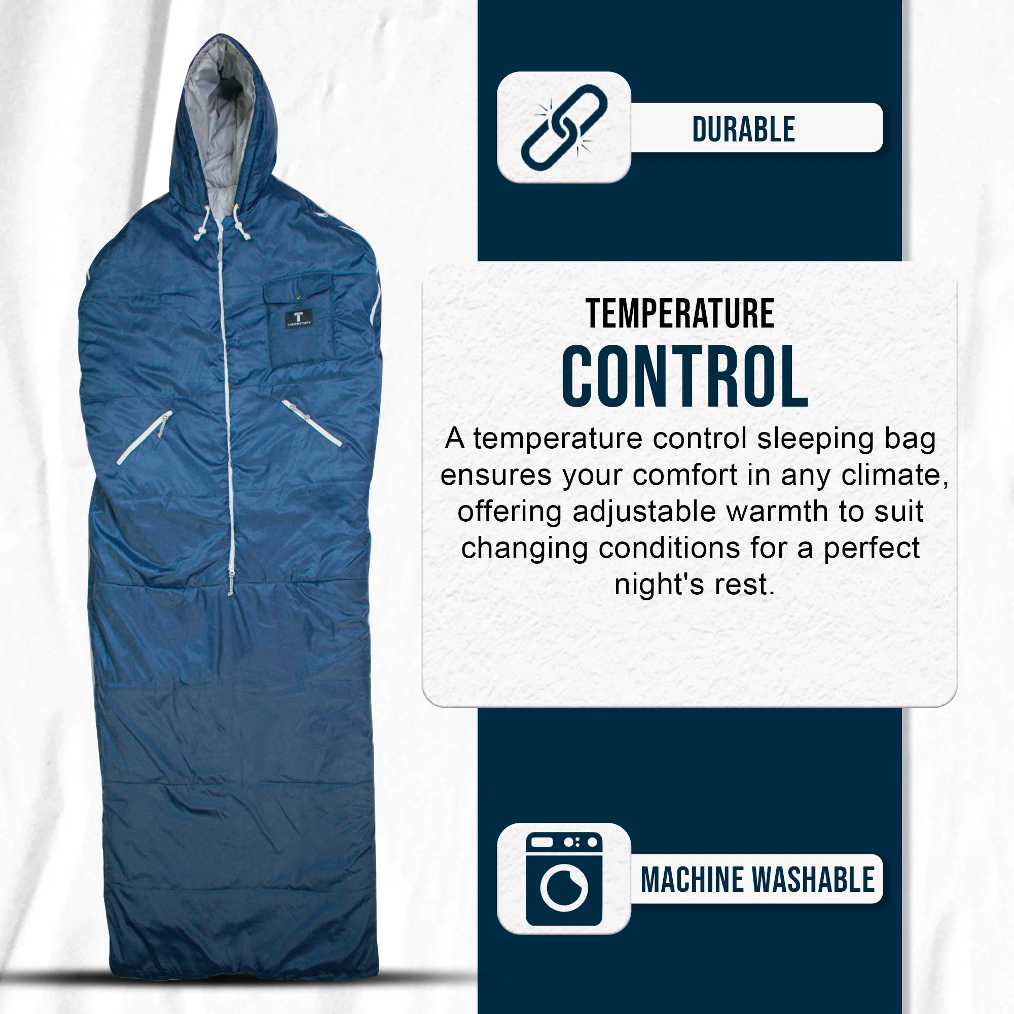 Navy Wearable Sleeping Bag