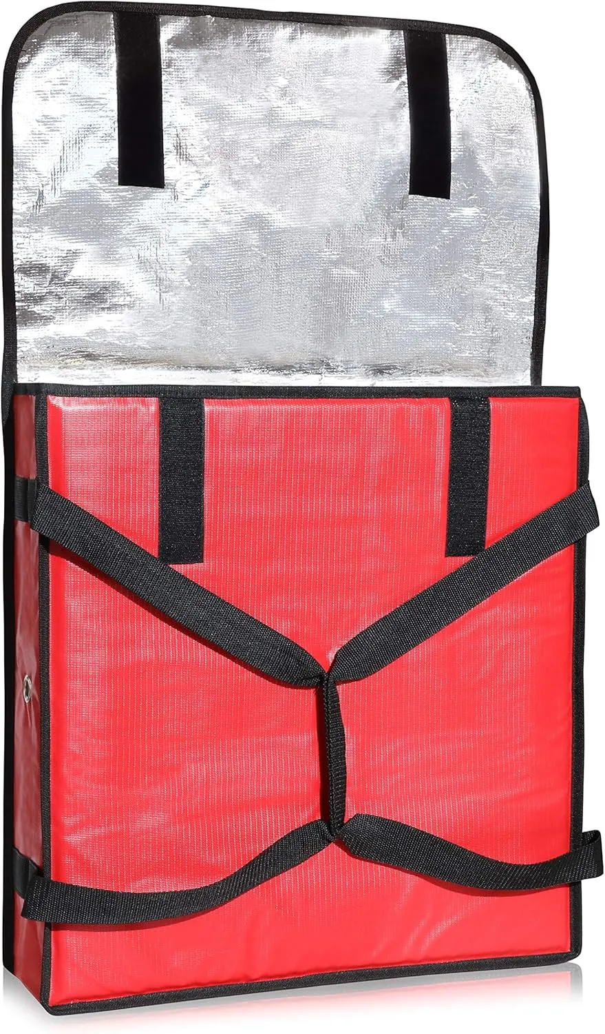 New Star Foodservice 50097 Insulated Pizza Delivery Bag, 20 by 20 by 5-Inch, Red