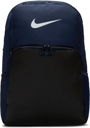 Nike Brasilia 9.5 Training Backpack, Midnight Navy/Black/White, Large
