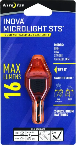 Nite Ize MLSA-M3-R7 Micro Light STS, Transparent Orange