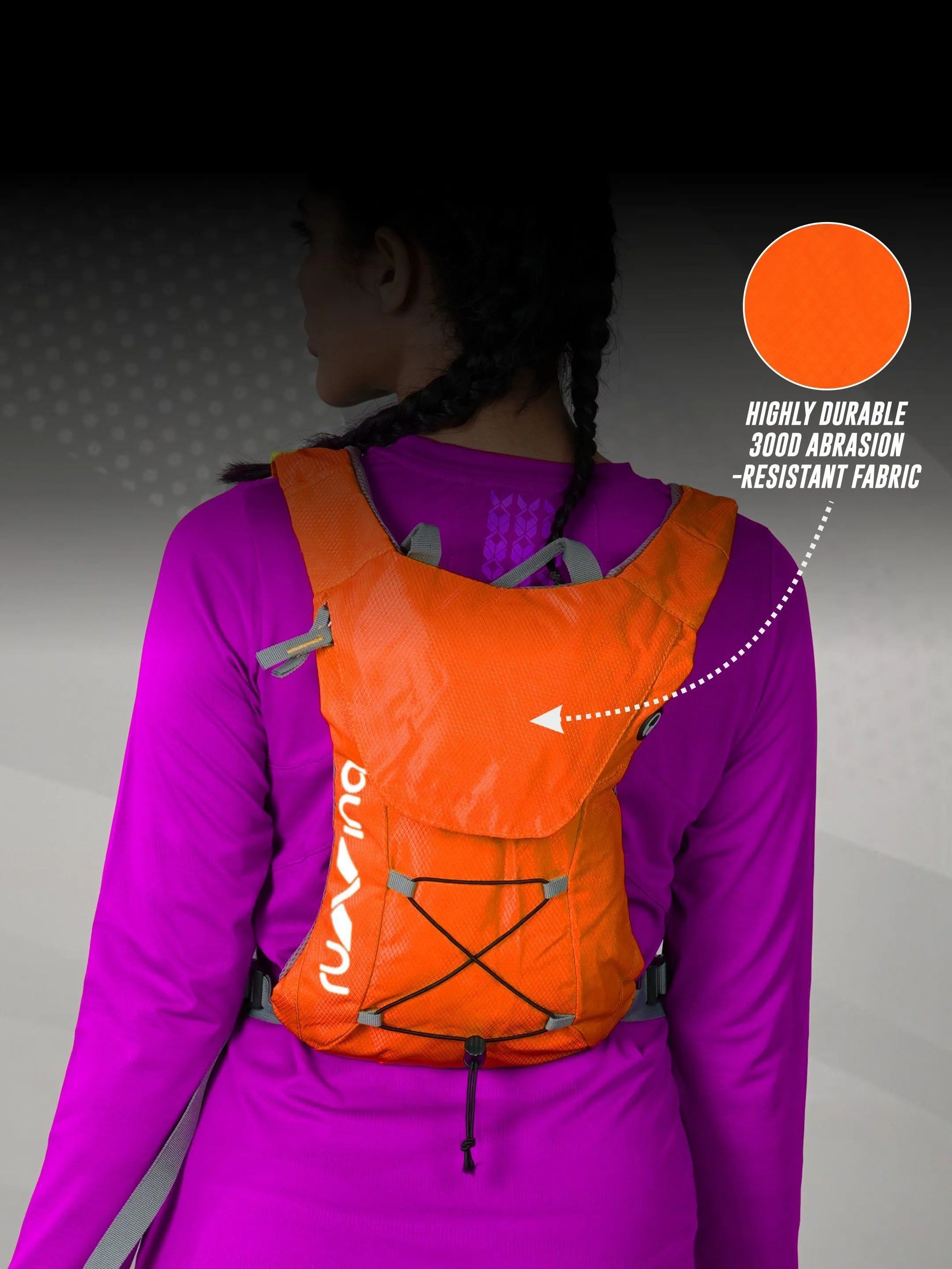 Nivia Running-2 Backpack - Orange