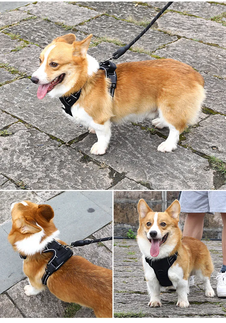 No Pull Breathable Reflective Dog Pet Harness Harness Vest