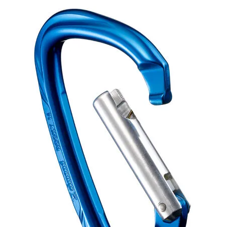 Non-locking carabiner - rocky m - blue