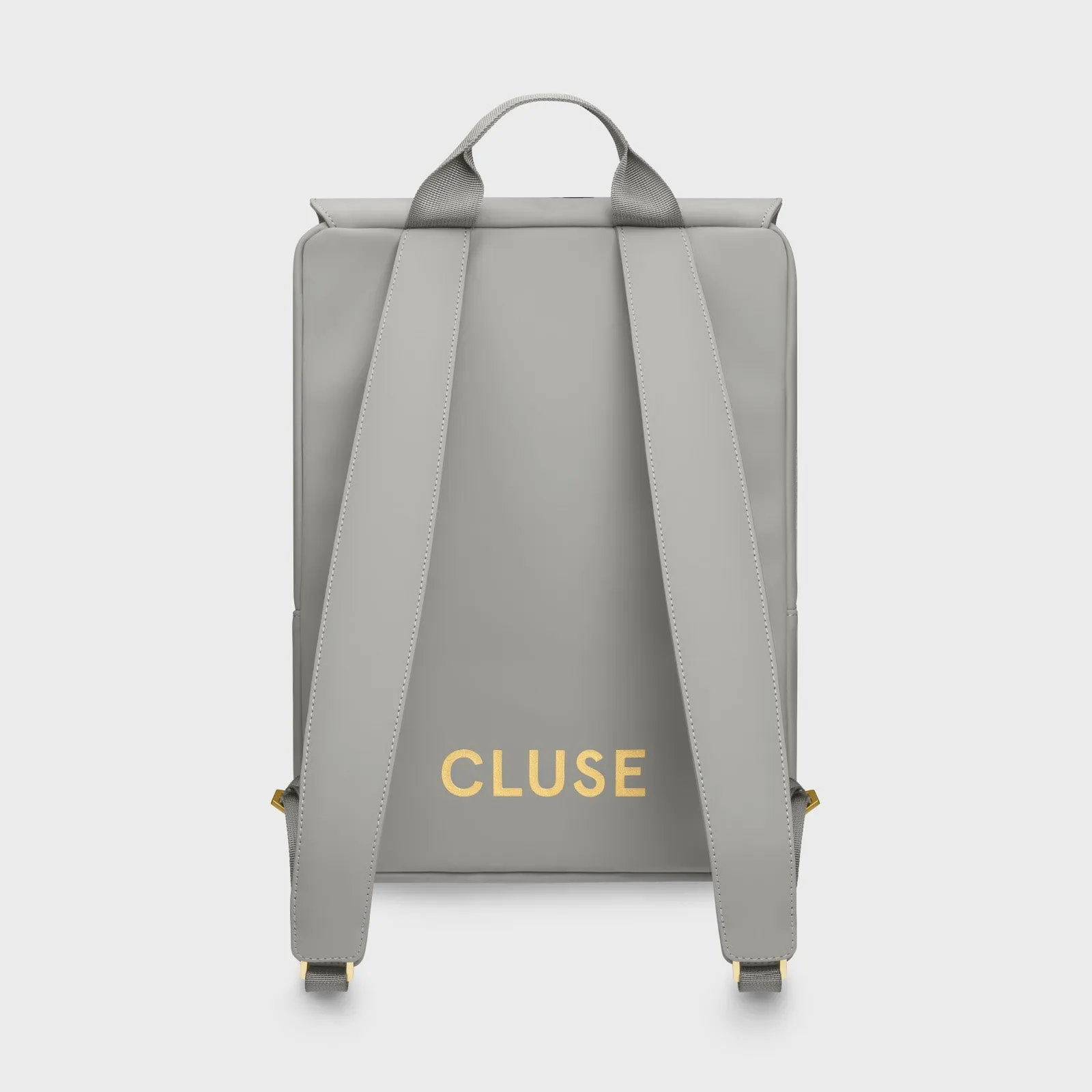 Nuitée Backpack, Light Grey, Gold Colour