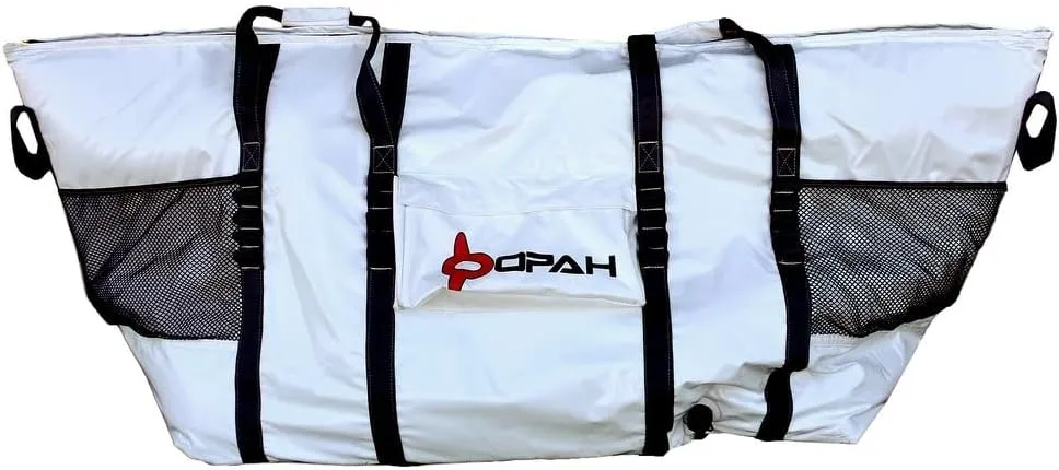 Opah Gear Fathom 7 Insulated Fish Kill Cooler Bag for Cow Tuna, 82" L x 30" W x 36" H, Heavy Duty, Marine-Grade Vinyl, UV Resistant, Camping & Fishing