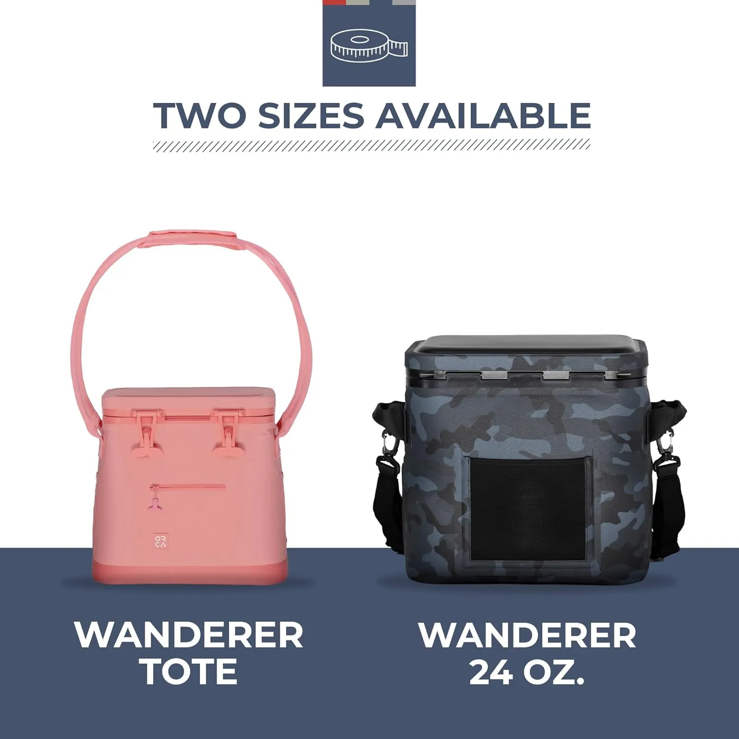 ORCA Wander Tote Cooler | Temperature Insulated Bag Keeps Drinks Ice Cold All Day, Perfect for Beach, Park, Hikes, Picnics & More