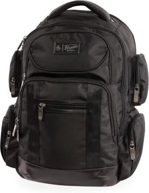 ORIGINAL PENGUIN Backpack, Black, 19"