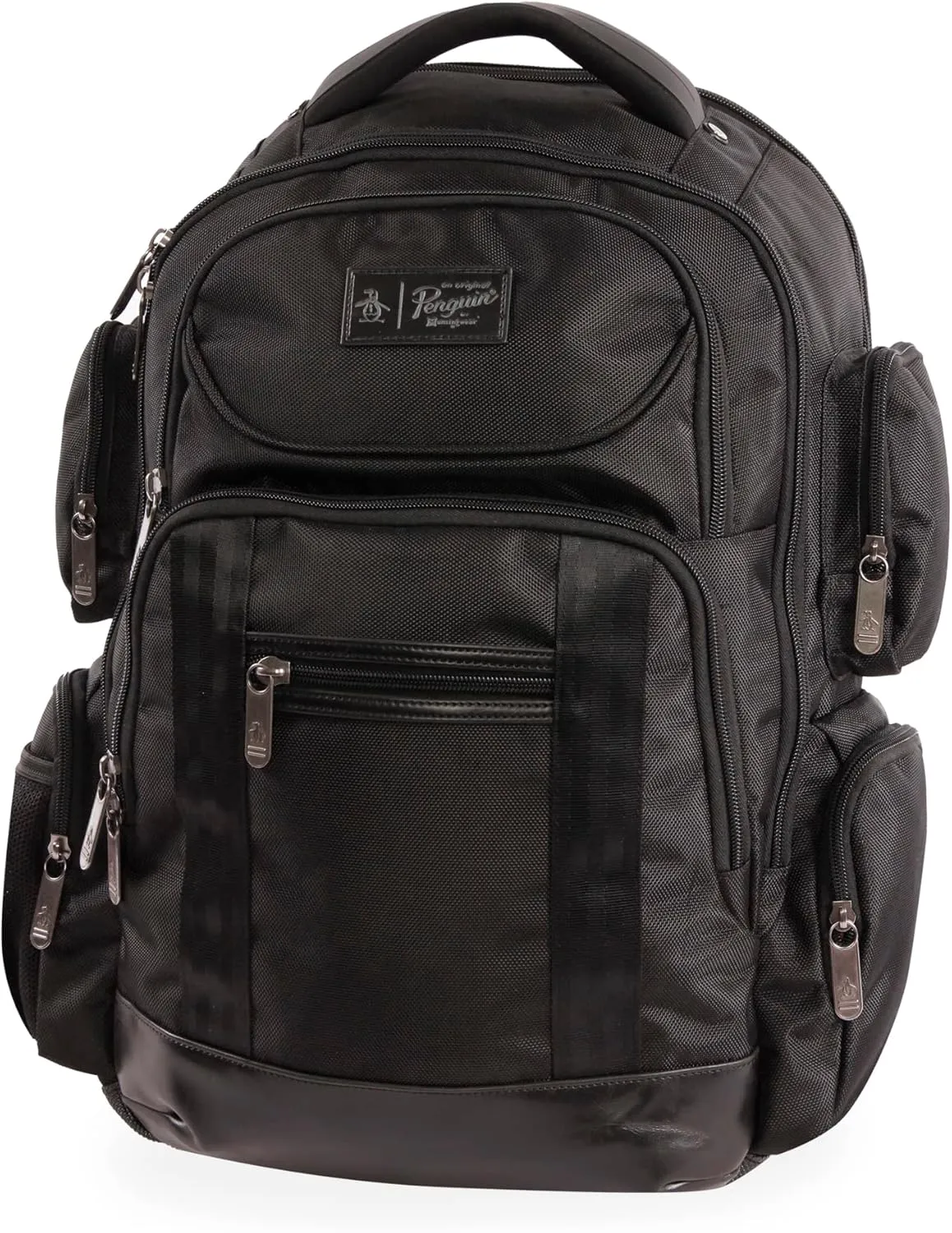 ORIGINAL PENGUIN Backpack, Black, 19"