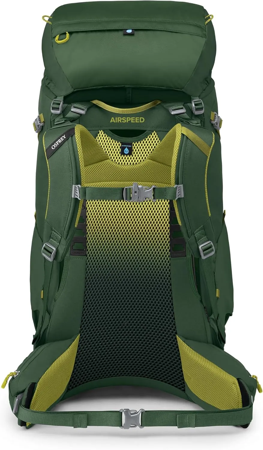Osprey Ace 65L Kids' Backpacking Backpack, Green Canopy
