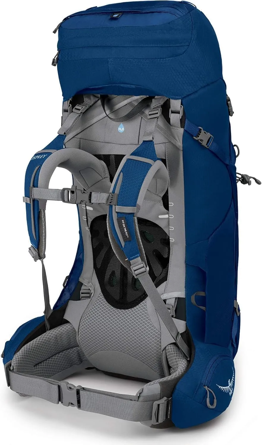 Osprey Ariel 55L Women's Backpacking Backpack, Ceramic Blue, WM/L