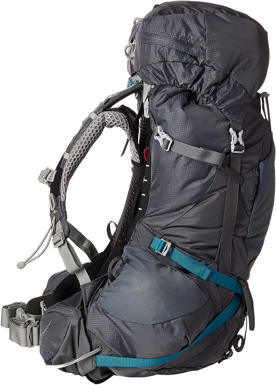 Osprey Aura AG 50L Women's Backpacking Backpack, Vestal Grey, X-Small