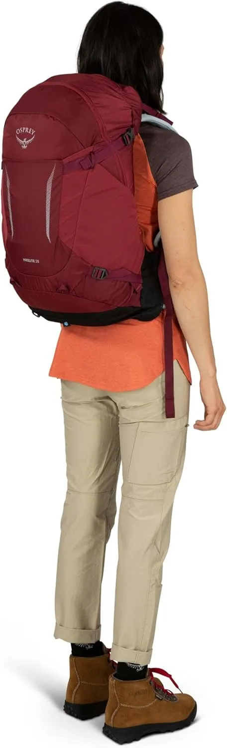 Osprey Hikelite 28L Unisex Hiking Backpack, Atlas Blue, M/L