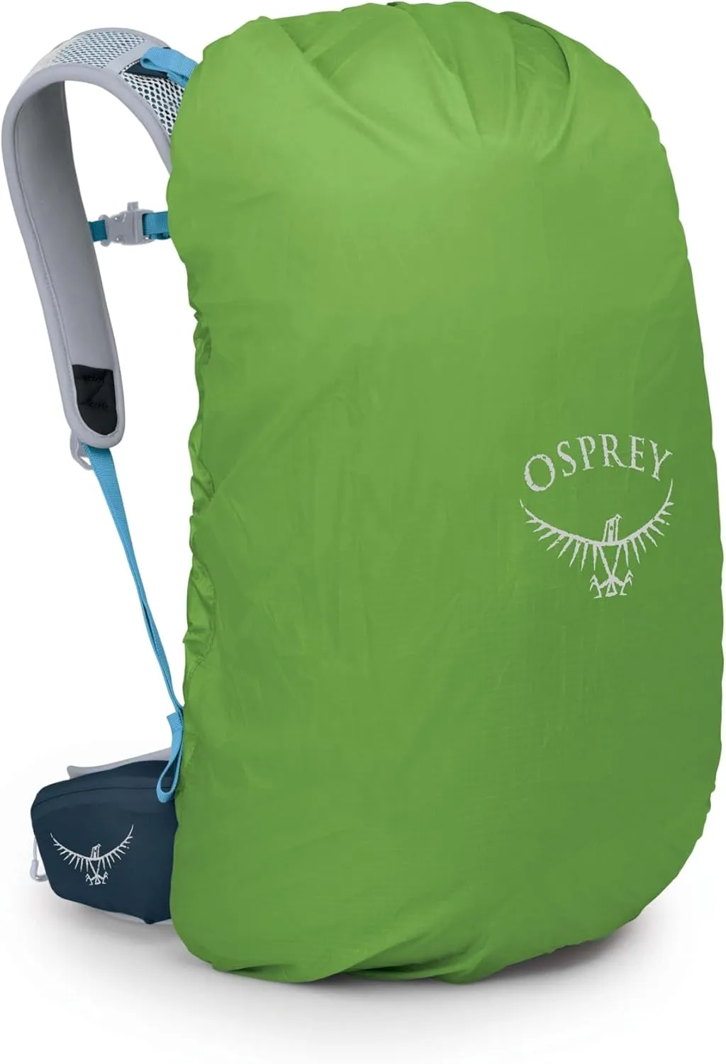 Osprey Hikelite 28L Unisex Hiking Backpack, Atlas Blue, M/L
