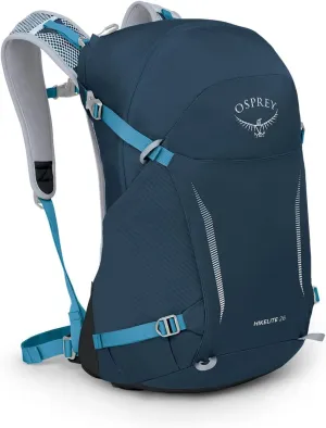 Osprey Hikelite 28L Unisex Hiking Backpack, Atlas Blue, M/L