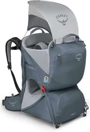 Osprey Poco LT Lightweight Child Carrier and Backpack for Travel, Deep Teal, Minimum load: 23.8lbs - Maximum load: 48.5lbs