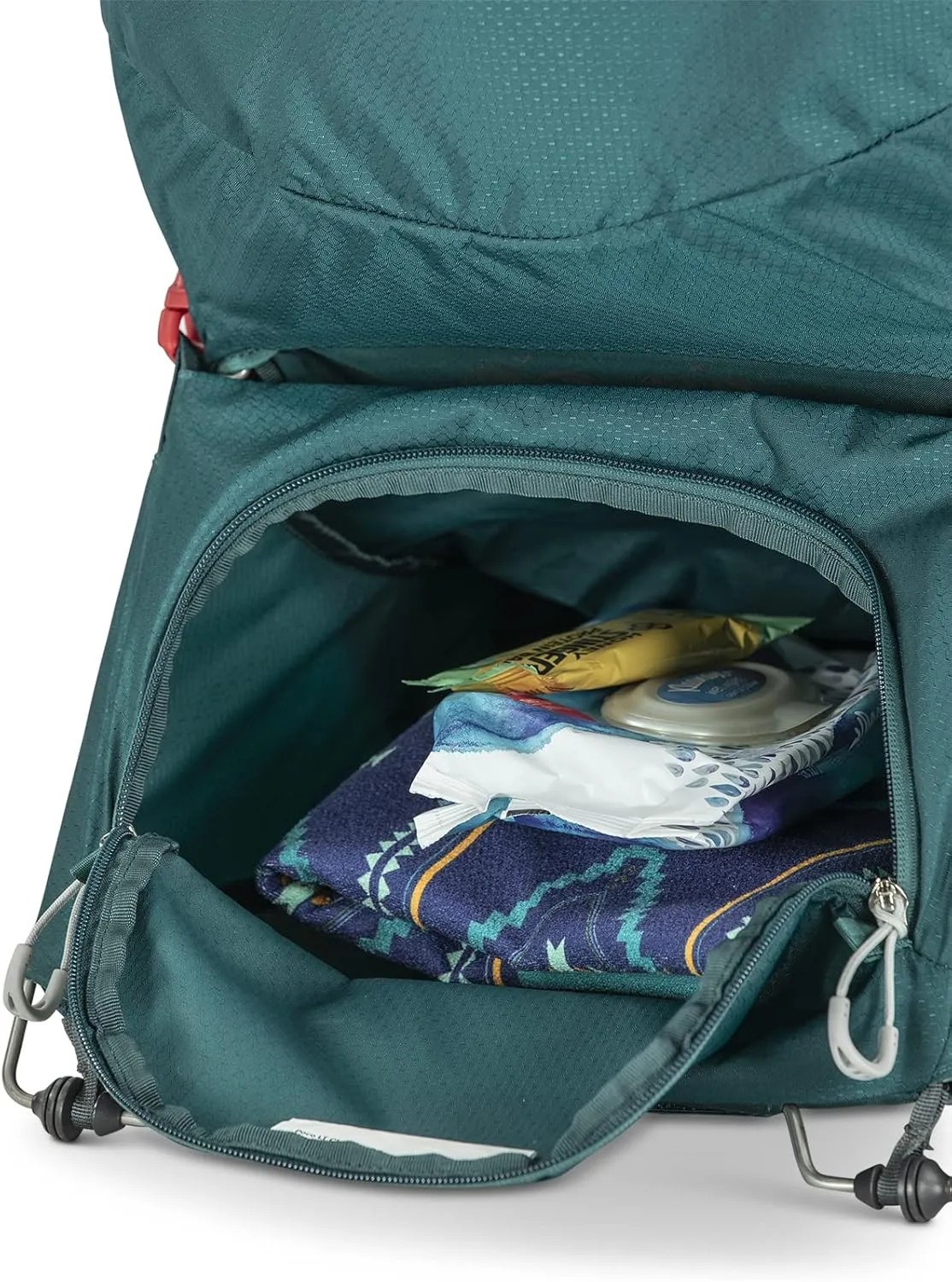 Osprey Poco LT Lightweight Child Carrier and Backpack for Travel, Deep Teal, Minimum load: 23.8lbs - Maximum load: 48.5lbs