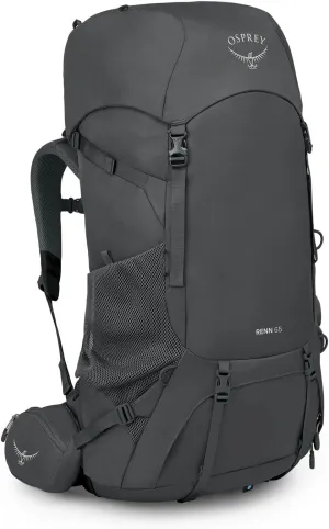 Osprey Renn 65L Women's Backpacking Backpack, Dark Charcoal/Gray Wolf
