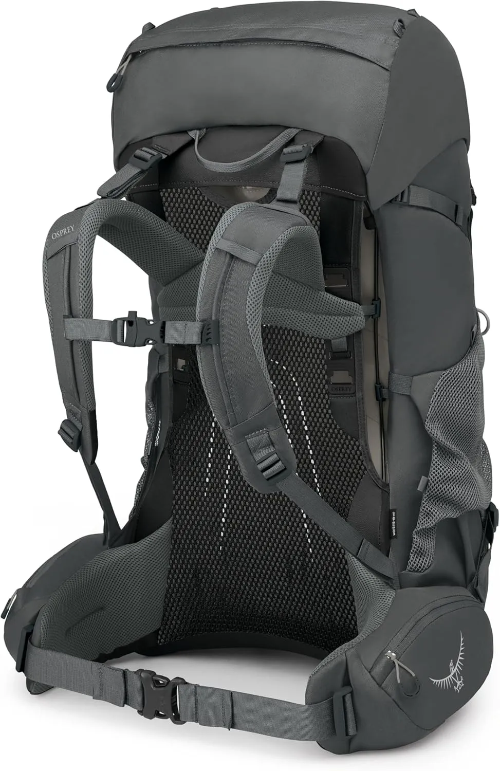 Osprey Renn 65L Women's Backpacking Backpack, Dark Charcoal/Gray Wolf
