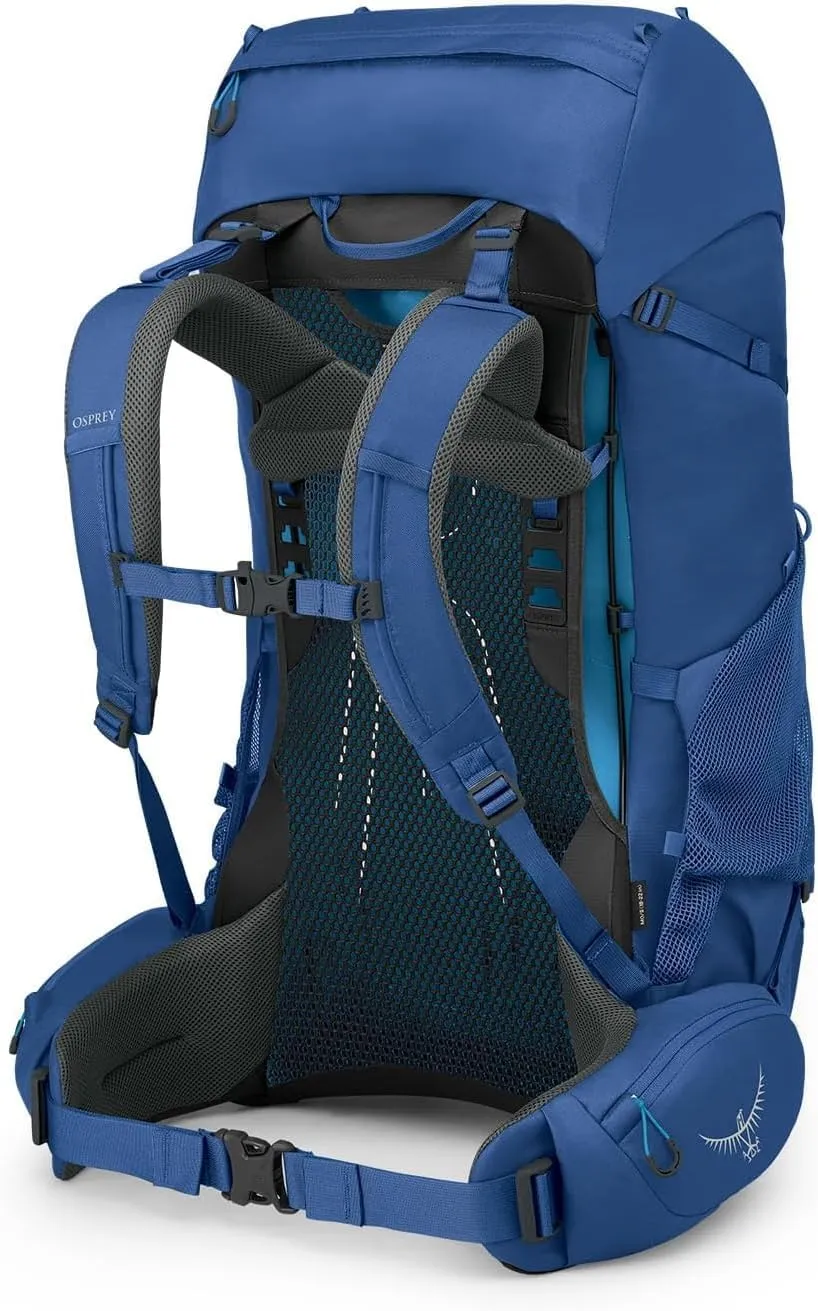 Osprey Rook 65L Men's Backpacking Backpack, Astology Blue/Blue Flame