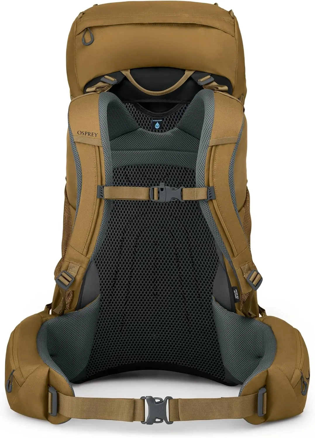 Osprey Rook 65L Men's Backpacking Backpack, Histosol Brown/Rhino Grey, Extended Fit